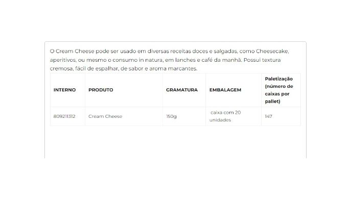 Cream Cheese 150g cliente