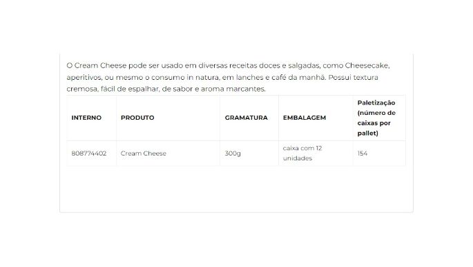 Cream Cheese 300g cliente