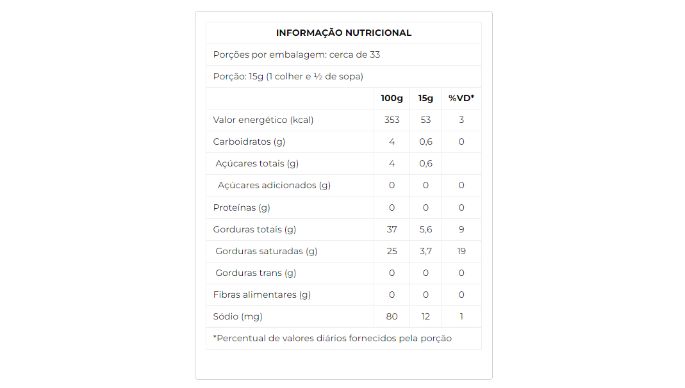 Creme de Leite Pasteurizado 500g nutri