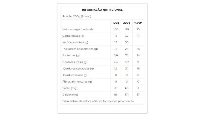 Iogurte de morango pote 480g cliente