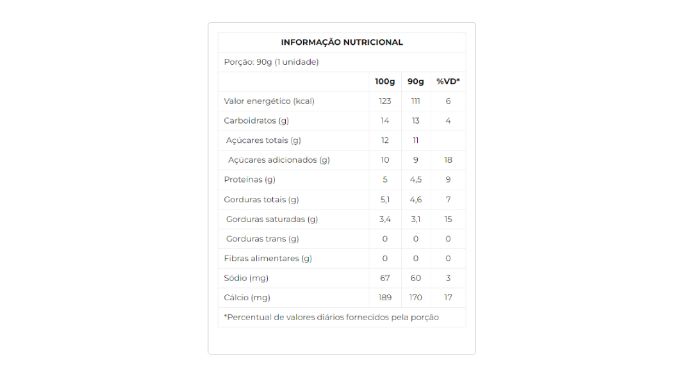 Iogurte grego de morango 90g nutri