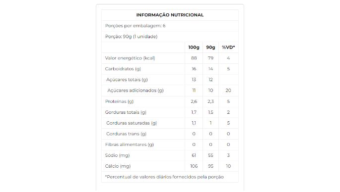 Iogurte parcialmente desnatado com preparado de frutas 540g nutri