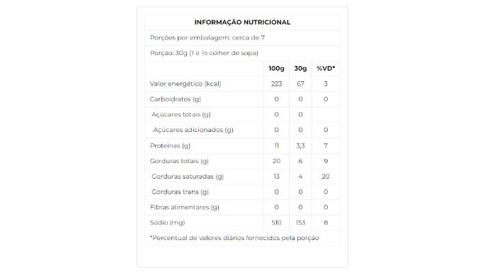 Creme de Queijo Minas Frescal nutri