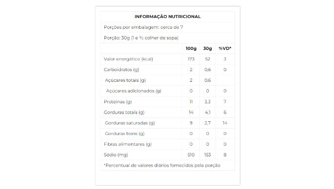 Creme de Ricota nutri
