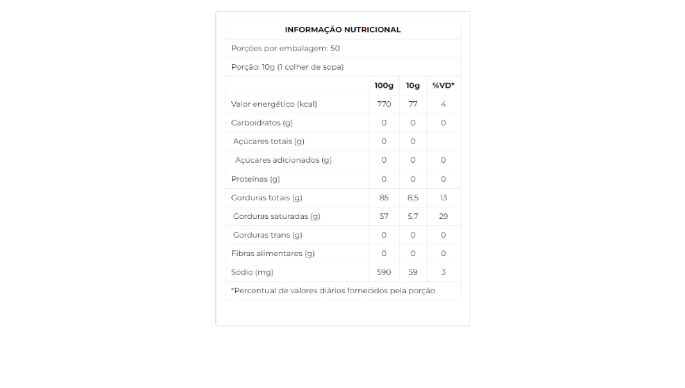 Manteiga de primeira qualidade com sal 500g nutri