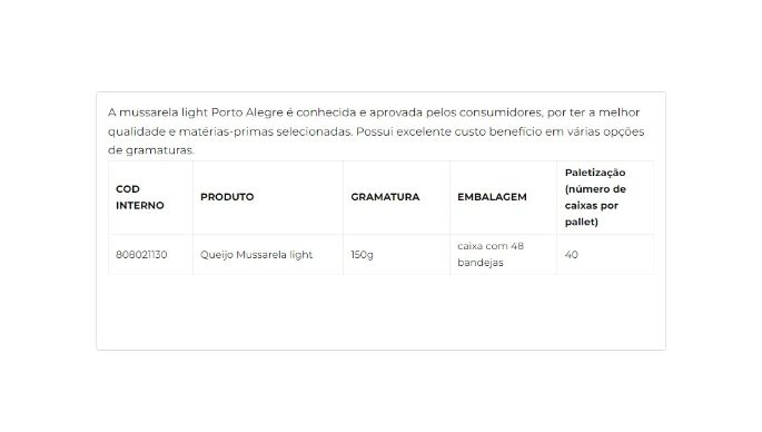 Queijo Mussarela Light Fatiado 150g cliente