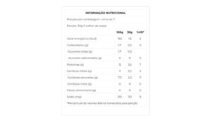 Requeijão Cremoso Light 200g nutri