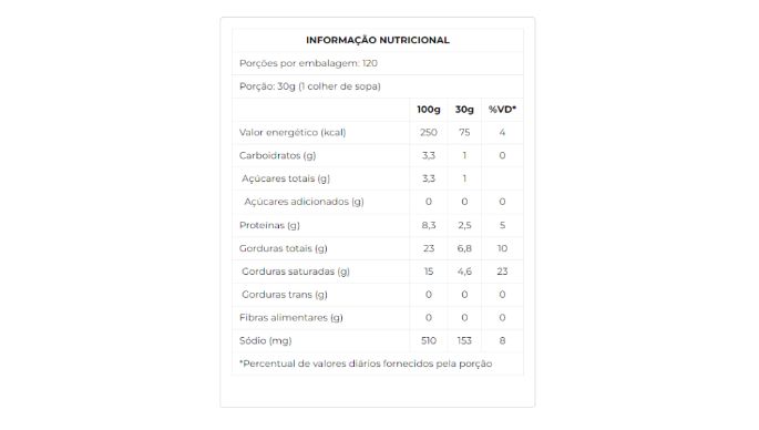 Requeijão Cremoso Uso Culinário Balde 3,6kg nutri