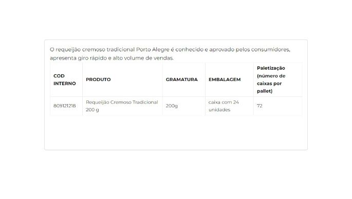 Requeijão cremoso 200g cliente