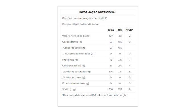 Requeijão Cremoso Light 400g nutri