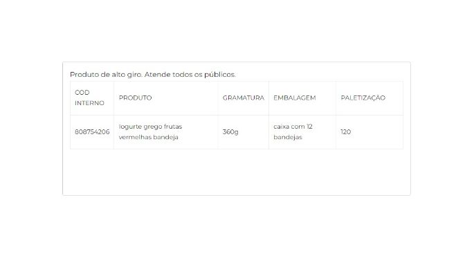 Iogurte integral com preparado de frutas vermelhas 360g cliente