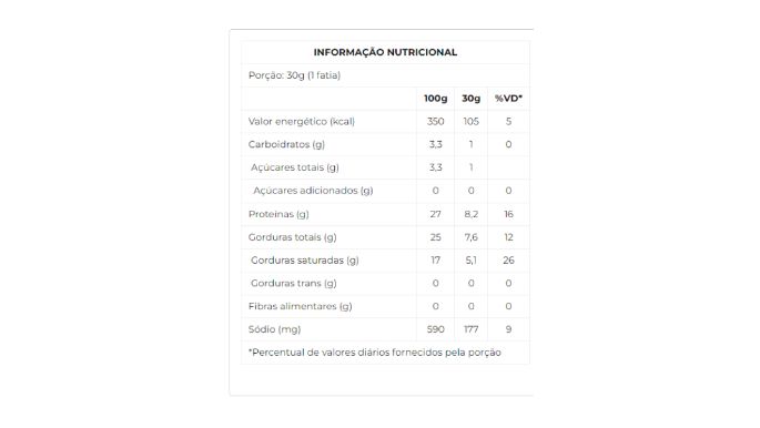 Queijo Mussarela 4kg nutri